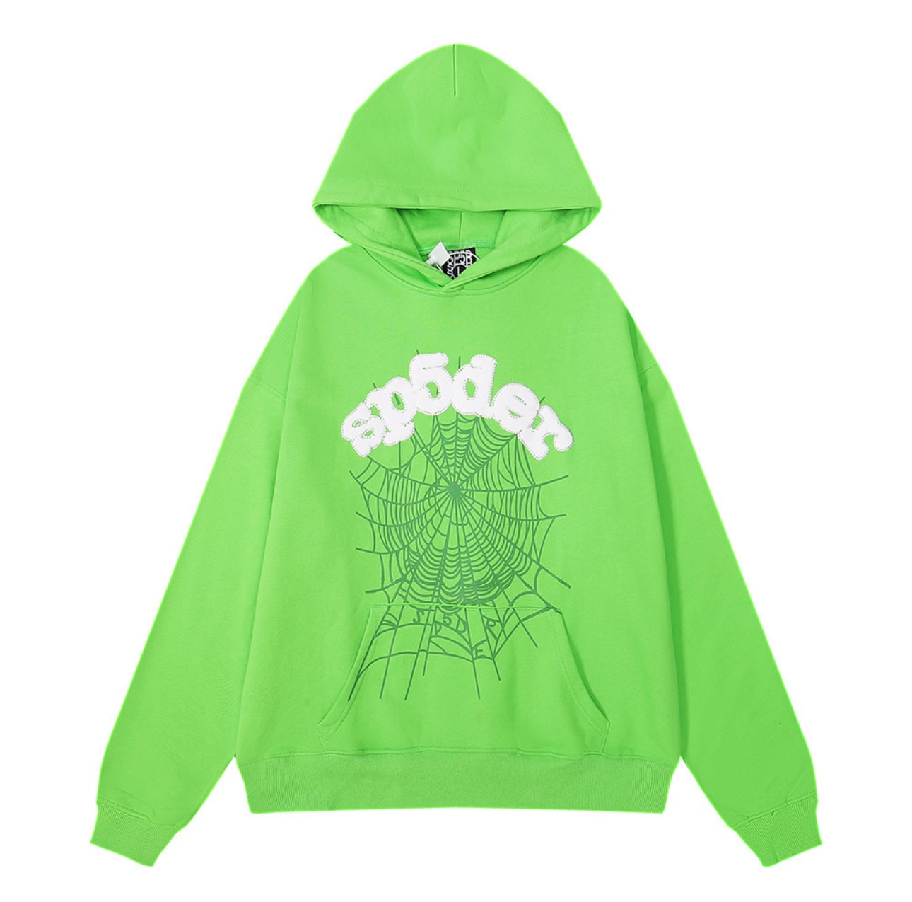 Sp5der Web Green Hoodie
