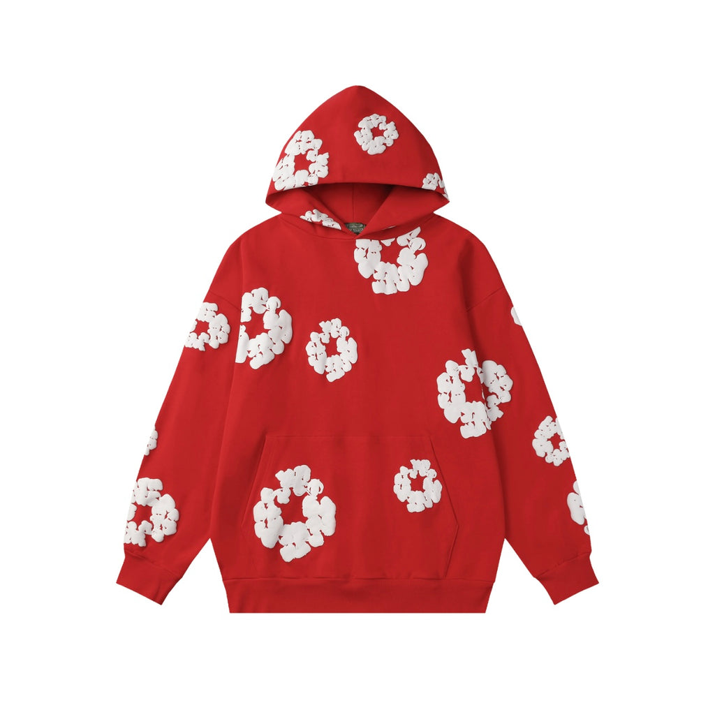 Denim Tears Red Wreath Hoodie