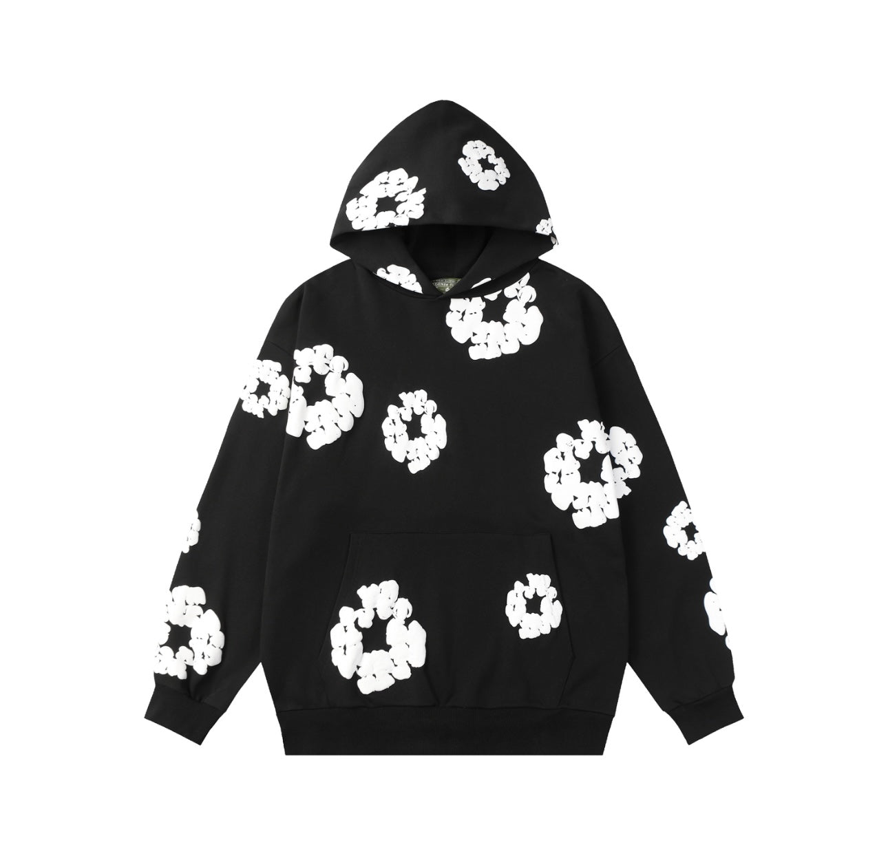 Denim Tears Black Wreath Hoodie