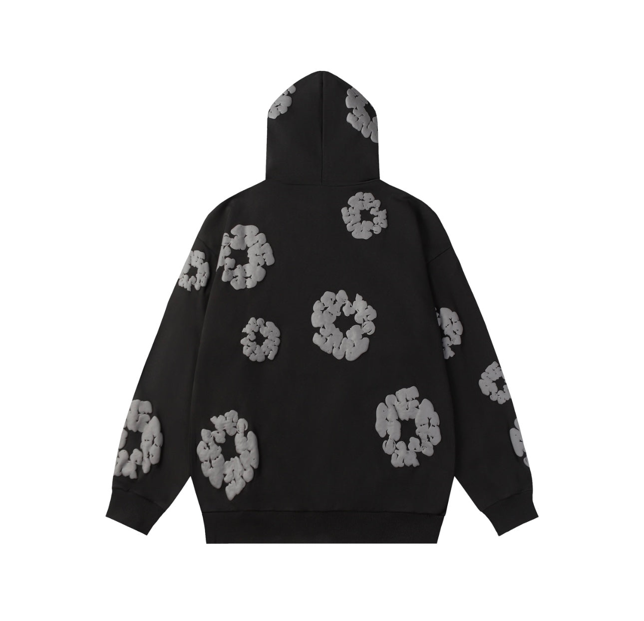 Denim Tears Black Wreath Hoodie