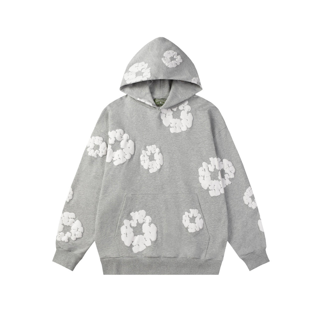 Denim Tears Grey Wreath Hoodie