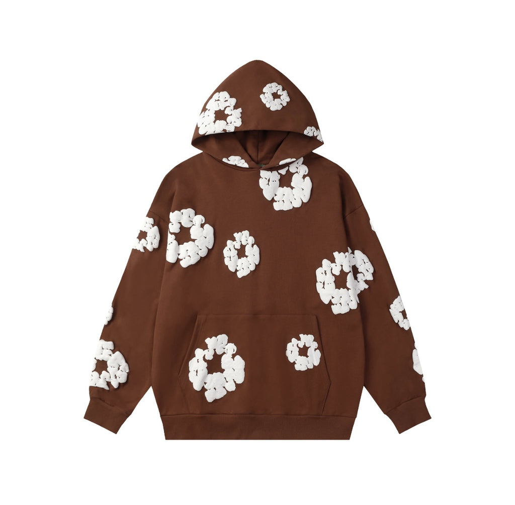 Denim Tears Brown Wreath Hoodie