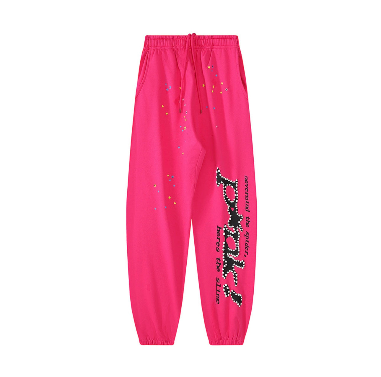 Sp5der “PINK” Pink Sweatpants