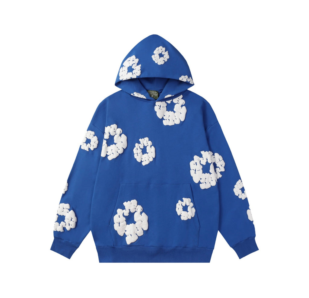 Denim Tears Blue Wreath Hoodie
