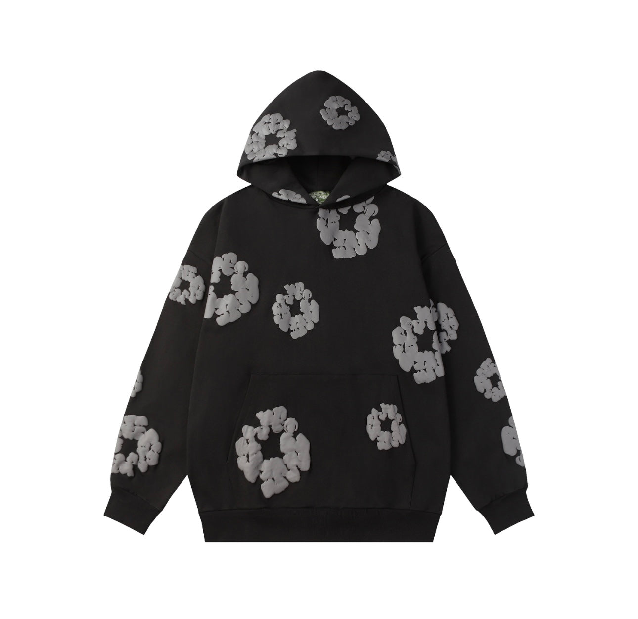 Denim Tears Black Wreath Hoodie