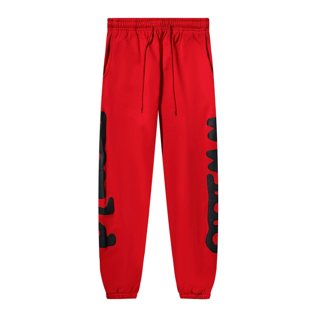 Sp5der Star Red Sweatpants